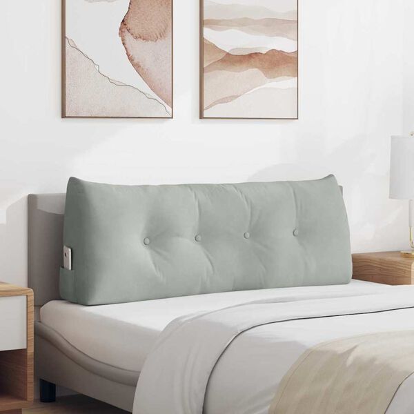 vidaXL Pol&scaron;t&aacute;ř na z&aacute;da Světle &scaron;ed&aacute; 120 x 24 x 50 cm samet