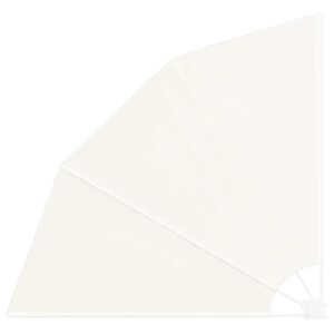 vidaXL Skl&aacute;dac&iacute; z&aacute;stěna na balkon kr&eacute;mov&aacute; 210 x 210 cm