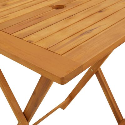 vidaXL Skládací zahradní stolek 60 x 60 x 75 cm masivní akáciové dřevo