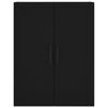 vidaXL N&aacute;stěnn&eacute; skř&iacute;ňky 2 ks čern&eacute; 69,5 x 34 x 90 cm