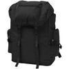 vidaXL Batoh v army stylu 65 l čern&yacute;