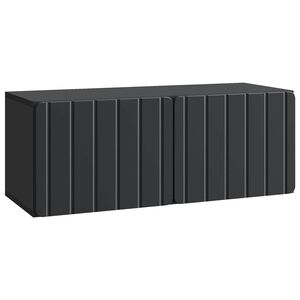 vidaXL N&aacute;stěnn&aacute; TV skř&iacute;ň Čern&aacute; 78,5 x 31 x 30 cm Kompozitn&iacute; dřevo