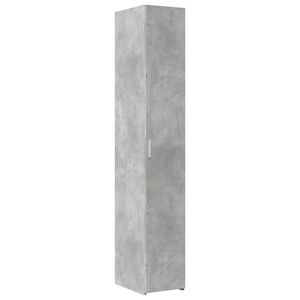 vidaXL Skř&iacute;ň highboard betonově &scaron;ed&aacute; 30x42,5x185 cm kompozitn&iacute; dřevo