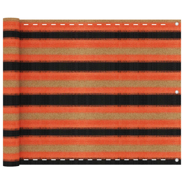 vidaXL Balkonová zástěna vícebarevná 75 x 400 cm HDPE