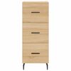 vidaXL Skř&iacute;ň highboard dub sonoma 34,5 x 34 x 180 cm kompozitn&iacute; dřevo