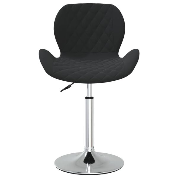 vidaXL Barová židle černá samet