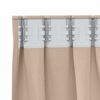 vidaXL Z&aacute;věsy na zatemněn&iacute; s kroužky 2 pcs Taupe 225 x 140 cm