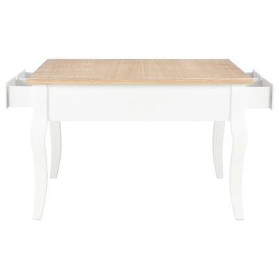 vidaXL Konferenční stolek bílý 80 x 80 x 50 cm dřevo
