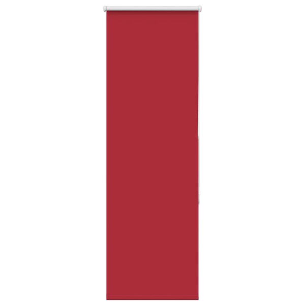 vidaXL Roleta zatemňovac&iacute; červen&aacute; &scaron;&iacute;řka l&aacute;tky 55,7 cm polyester