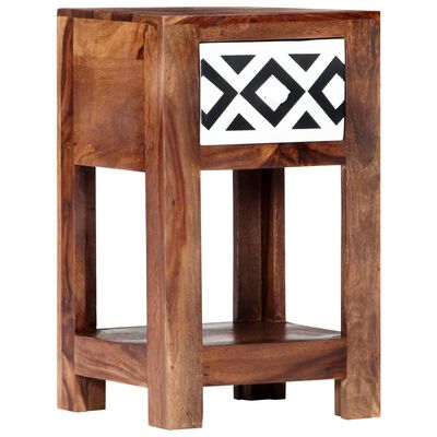 vidaXL Noční stolek 30 x 30 x 50 cm masivní sheeshamové dřevo