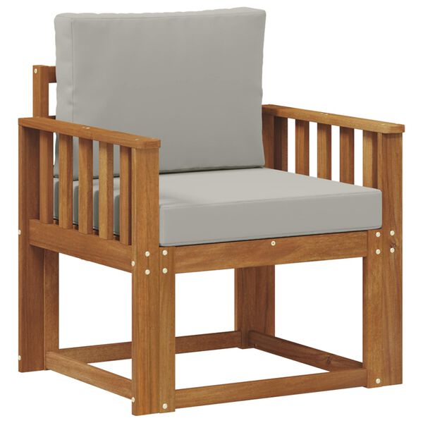 vidaXL Venkovn&iacute; pohovka Masivn&iacute; ak&aacute;ciov&eacute; dřevo a polyester