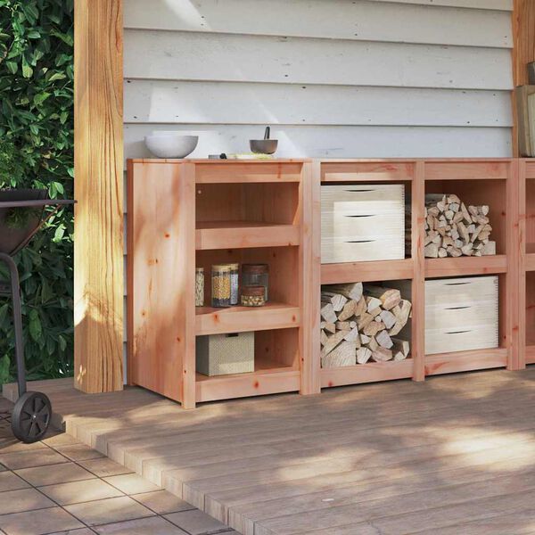 vidaXL Kuchyňská skříň Hnědý dub 55 x 55 x 92 cm Masivní borové dřevo