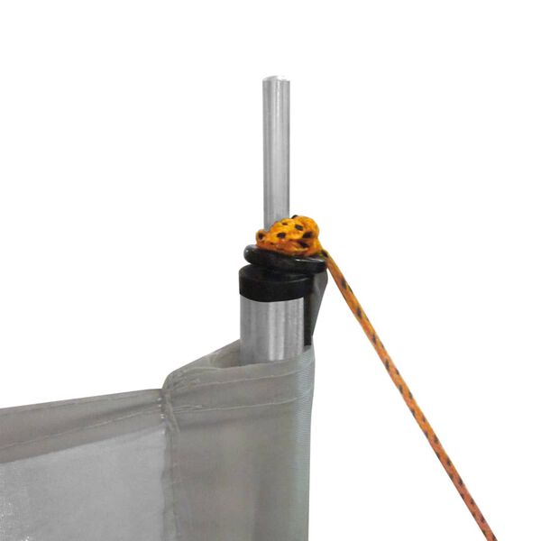 Bo-Camp Větrn&aacute; z&aacute;stěna s horn&iacute;mi v&yacute;ztuhami Caira 500 x 140 cm &scaron;ed&aacute;