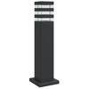 vidaXL Venkovn&iacute; stojac&iacute; lampa čern&aacute; 50 cm hlin&iacute;k
