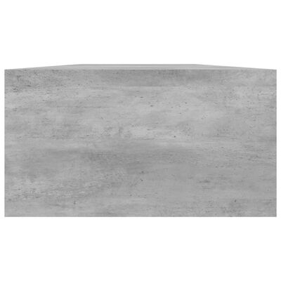 vidaXL Stojan na monitor betonově šedý 100 x 24 x 13 cm dřevotříska