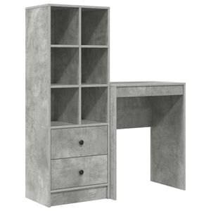 vidaXL Stůl Betonově &scaron;ed&aacute; 105,5 x 34 x 127 cm 2 ks