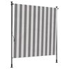 vidaXL Venkovn&iacute; Roleta Antracitov&aacute; a b&iacute;l&aacute; 150 x 270 cm