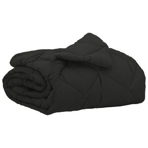vidaXL Letn&iacute; přikr&yacute;vka Čern&yacute; 200 x 135 cm Mikrovl&aacute;kno