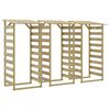 vidaXL Pergoly se střechou 3 ks 100x90x200 cm impregnovan&aacute; borovice