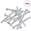 vidaXL &Scaron;roub 1000 ks Stř&iacute;brn&aacute; M6 x 100 mm Ocel
