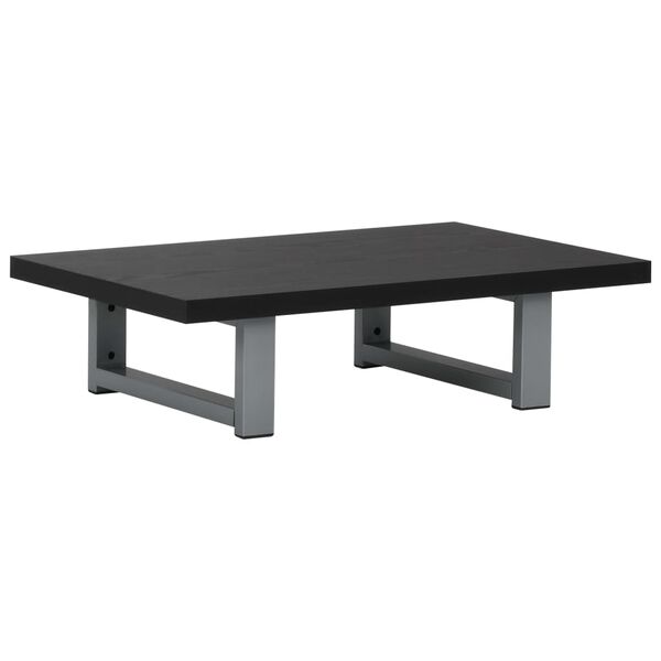 vidaXL 2dílný set koupelnového nábytku keramika černý