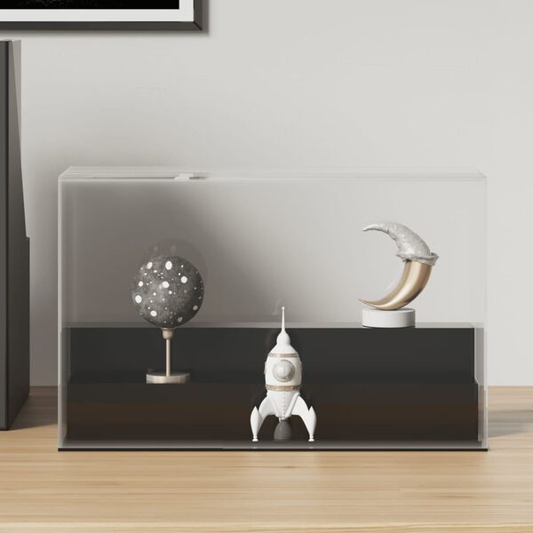 vidaXL Vitrína průhledná 25 x 12 x 16 cm akryl