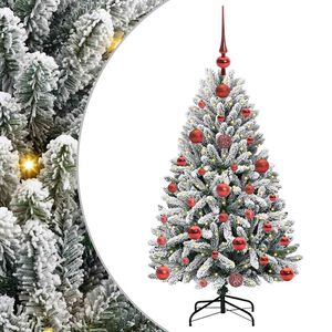 vidaXL Uměl&yacute; v&aacute;nočn&iacute; stromeček 120 cm 150 LED Tepl&aacute; b&iacute;l&aacute; PVC a ocel
