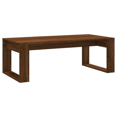vidaXL Konferenční stolek hnědý dub 102 x 50 x 35 cm kompozitní dřevo