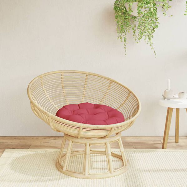 vidaXL Kulat&yacute; sed&aacute;k v&iacute;nov&yacute; &Oslash; 60 x 11 cm oxfordsk&aacute; tkanina