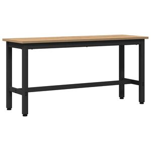 vidaXL J&iacute;deln&iacute; lavička 100 x 32,5 x 48,5 cm Inžen&yacute;rsk&eacute; dřevo a ocel