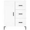 vidaXL Skř&iacute;ň highboard b&iacute;l&aacute; 69,5 x 34 x 180 cm kompozitn&iacute; dřevo