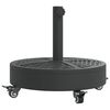 vidaXL Stojan na slunečn&iacute;k s kolečky pro tyč &Oslash; 38/48 mm 27 kg kruhov&yacute;
