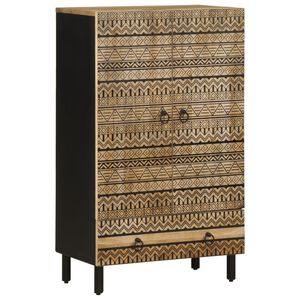 vidaXL Skř&iacute;ň highboard 60x33,5x100 cm masivn&iacute; hrub&eacute; mangovn&iacute;kov&eacute; dřevo