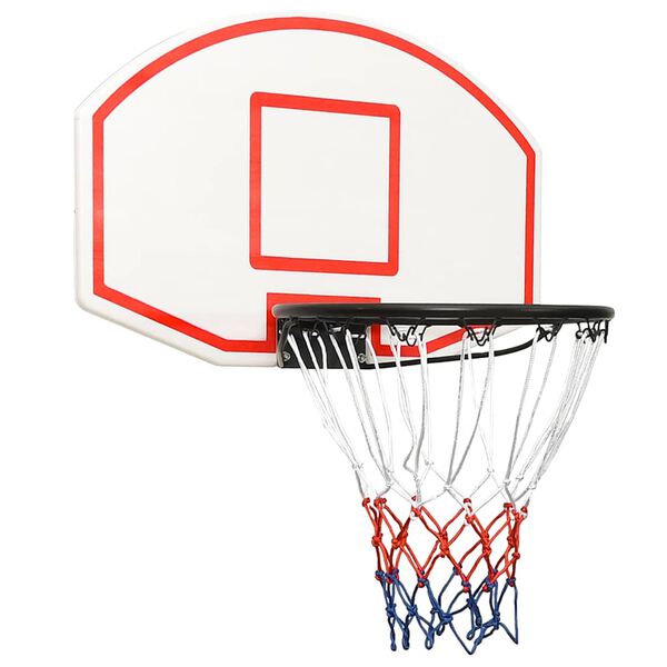 vidaXL Basketbalový koš bílý 71x45x2 cm polyethylen
