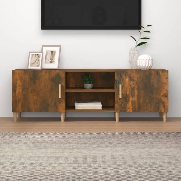 vidaXL TV skř&iacute;ňka kouřov&yacute; dub 150 x 30 x 50 cm kompozitn&iacute; dřevo