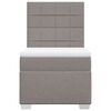 vidaXL Box spring postel s matrac&iacute; taupe 90x190 cm textil