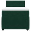 vidaXL Box spring postel s matrac&iacute; tmavě zelen&aacute; 80 x 200 cm samet