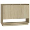 vidaXL Př&iacute;born&iacute;k dub sonoma 97 x 31 x 75 cm kompozitn&iacute; dřevo