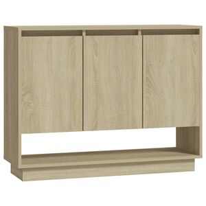 vidaXL Př&iacute;born&iacute;k dub sonoma 97 x 31 x 75 cm kompozitn&iacute; dřevo