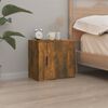 vidaXL N&aacute;stěnn&yacute; nočn&iacute; stolek kouřov&yacute; dub 50x30x47 cm