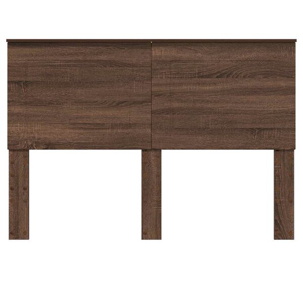 vidaXL Čelo postele Hněd&yacute; dub Dřevěn&yacute; materi&aacute;l