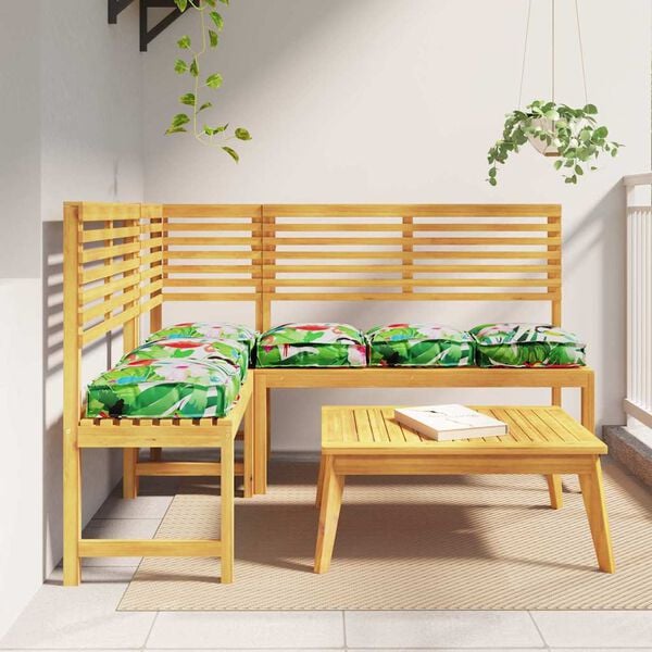 vidaXL Polštář Květinový 6 pcs Vícebarevný 40 x 40 x 8 cm Oxford látka