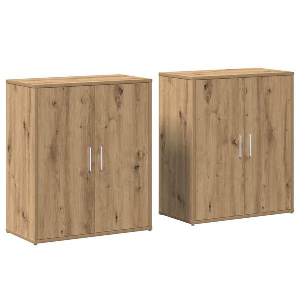 vidaXL Serv&iacute;rovac&iacute; skř&iacute;ň 2 pcs Artisanov&yacute; dub 60 x 31 x 70 cm