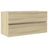 vidaXL Skř&iacute;ňka pod umyvadlo dub sonoma 90 x 38,5 x 45 cm dřevotř&iacute;ska