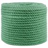 vidaXL Jutov&eacute; lano 10 mm Zelen&aacute; 100% jute Tossa