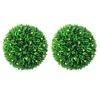 vidaXL Uměl&eacute; buxus koule s LED světly 2 ks zelen&eacute; 47 cm