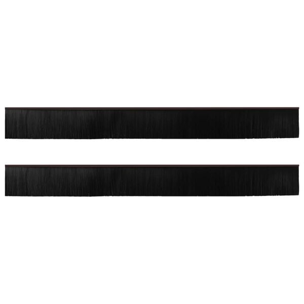 vidaXL Samolepic&iacute; &scaron;těrbiny na dveře 2 pcs Hněd&aacute; 100 cm