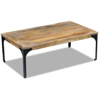 vidaXL Konferenční stolek z mangovníkového dřeva 100x60x35 cm