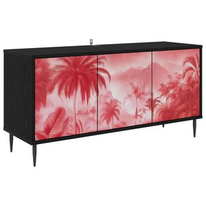 vidaXL Televizn&iacute; skř&iacute;ň AACHEN 102 x 33 x 51 cm Čern&yacute; dub