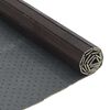vidaXL Koberec obd&eacute;ln&iacute;kov&yacute; tmavě hněd&yacute; 60 x 200 cm bambus